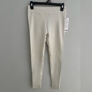 NWT Lululemon Men's Cream seamless Running Athletic Tight Size large Base Layer